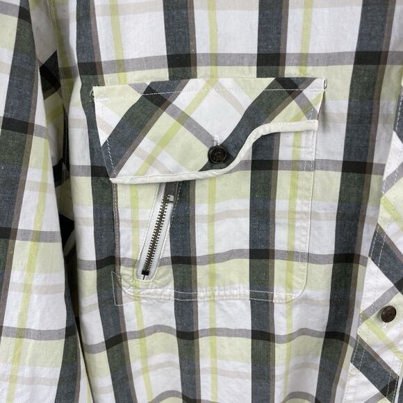 Rocawear Classic Mens Western Plaid Button Down Shirt XXL - Picture 3 of 8